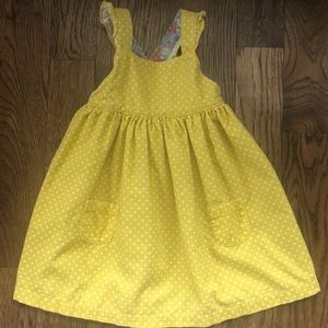 Boden Corduroy Polka Dot Dress